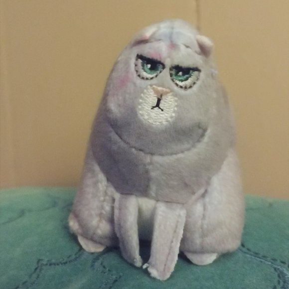 Cat Chloe Kitten Plush secret life of pets toy kid grumpy angry kitty mad putout - Picture 3 of 11